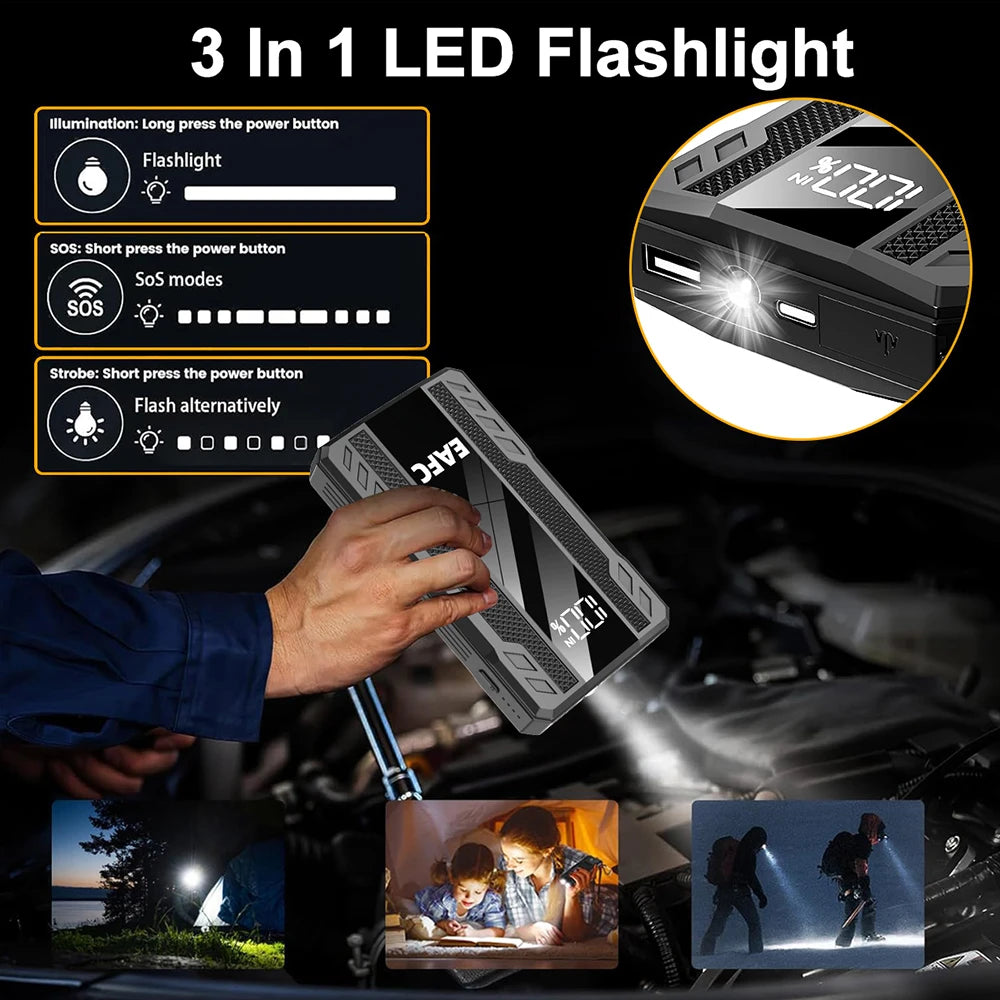 Démarreur de Voiture EAFC – Puissance, Sécurité & Mobilité KBauto™