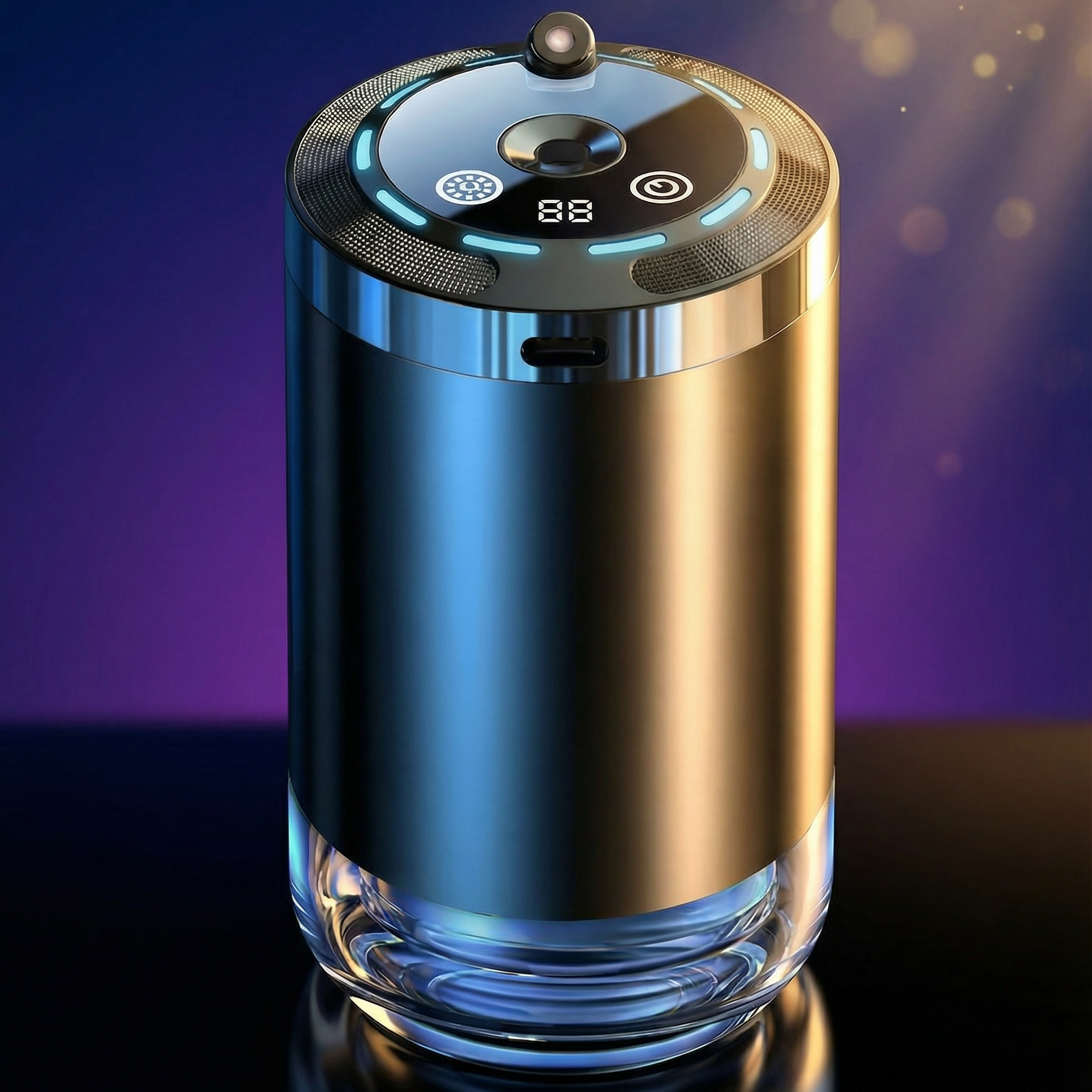 Smart Car Diffuser – Diffuseur de Parfum Rechargeable pour Voiture, 5 Niveaux d’Intensité KBauto™