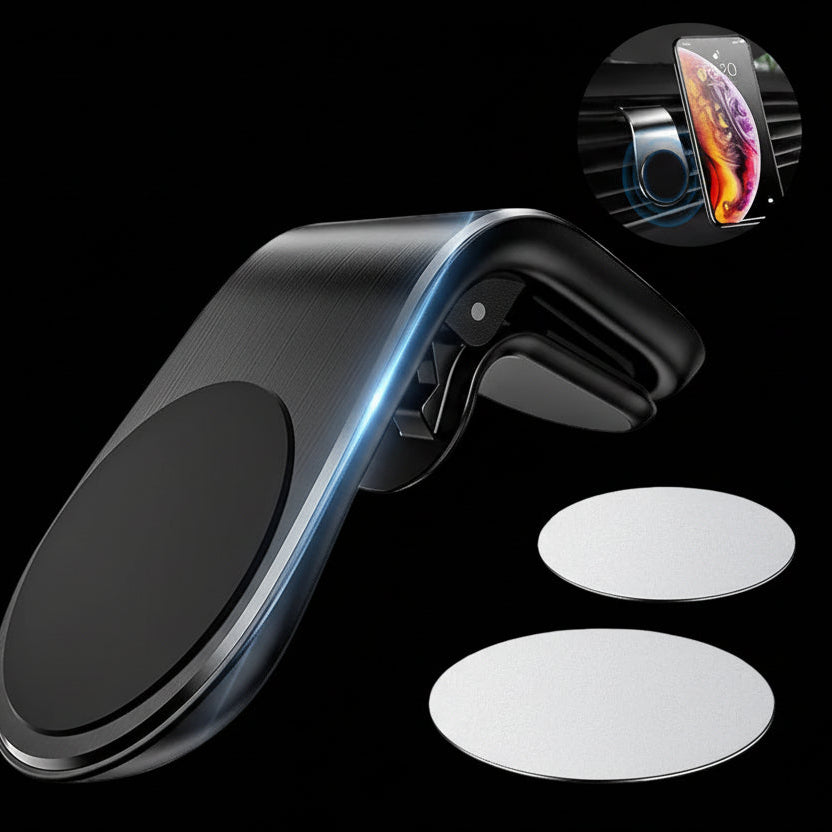 Support Téléphone Magnétique Voiture – Fixation Air Vent 360° KBauto™