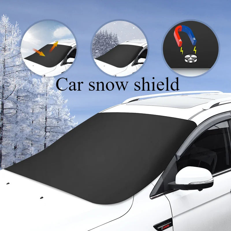Pare-Soleil & Pare-Neige Magnétique Universel – Protection Totale Toute l’Année KBauto™