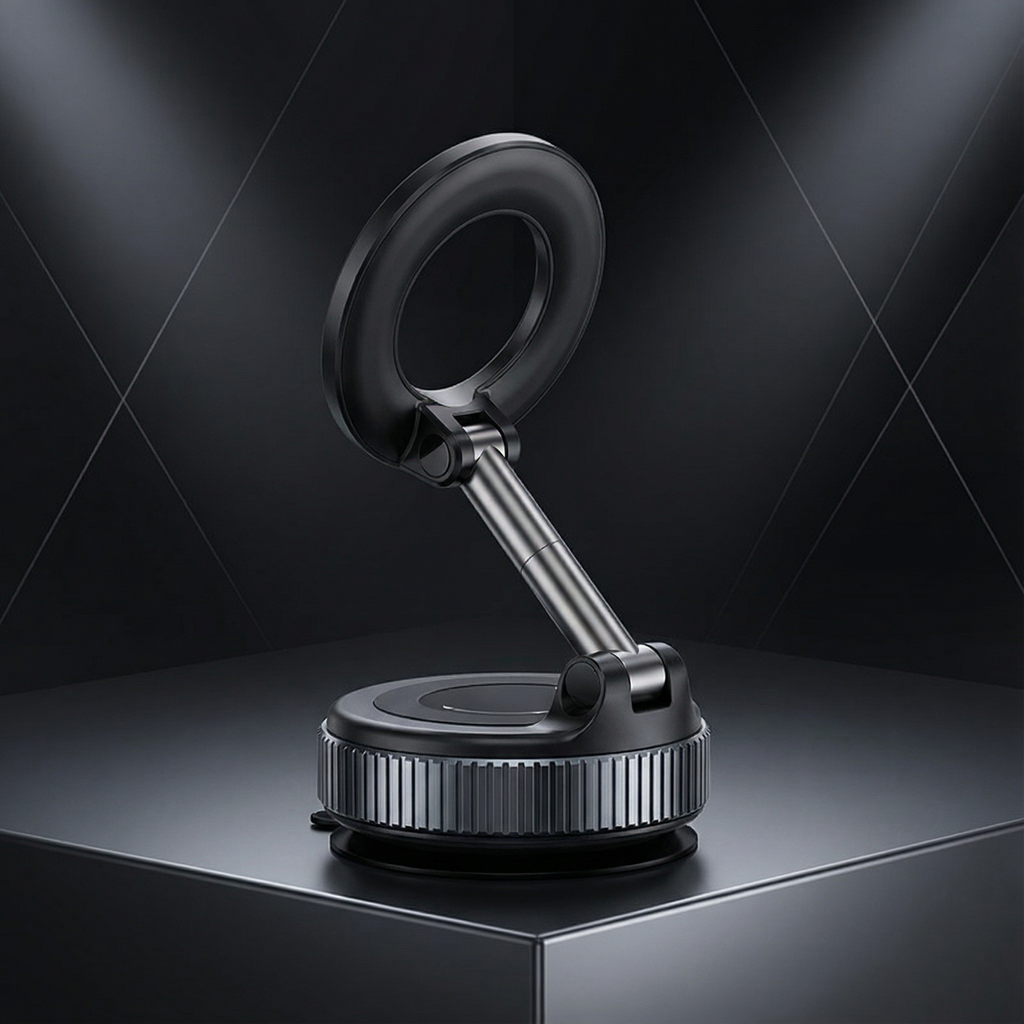 Support Téléphone Voiture Magnétique à Ventouse – Rotation 360° KBauto™